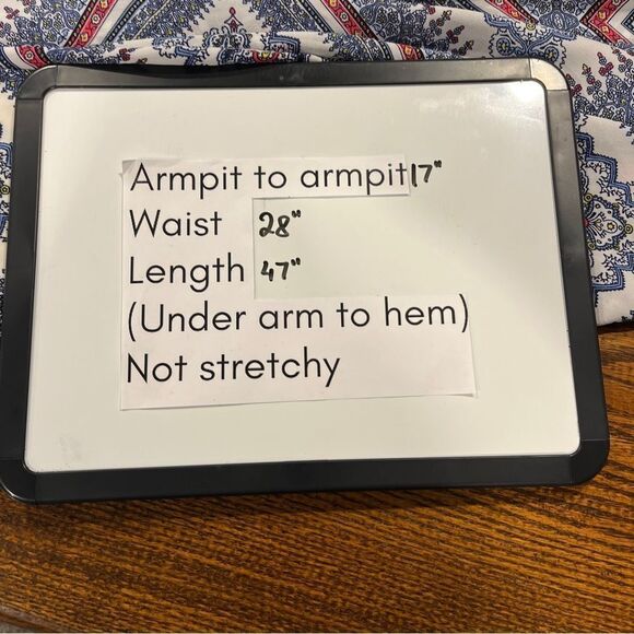 Rue 21 Geometric Print Maxi Dress with straps size medium - Picture 11 of 14